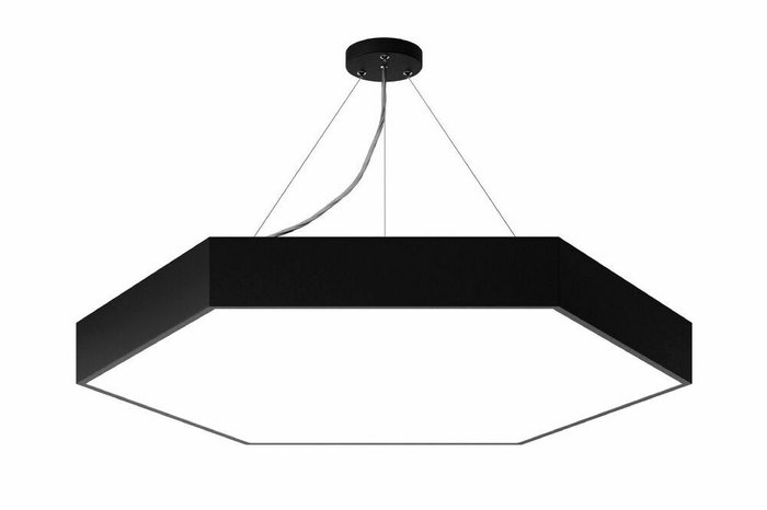 Подвесной светильник Geometria Б0058877 (пластик, цвет черный)
