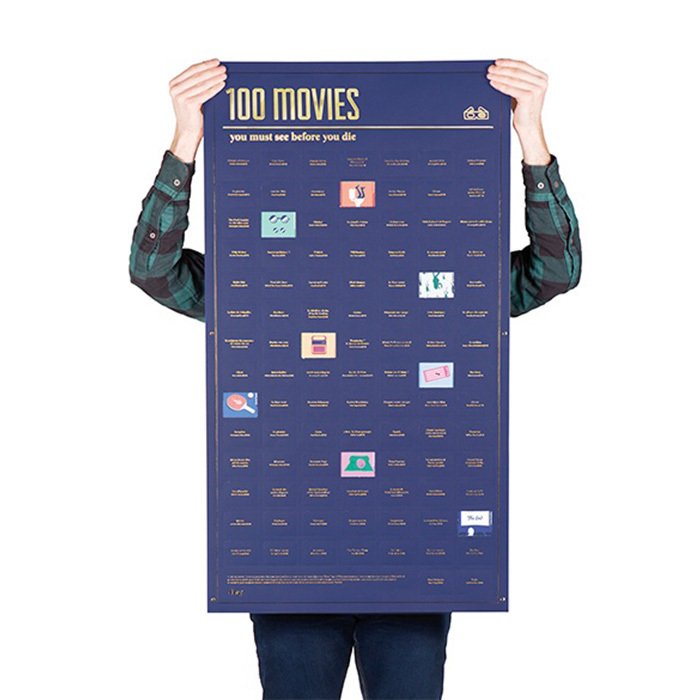 Постер «100 фильмов, которые нужно посмотреть прежде чем умереть» Постер «100 фильмов, которые нужно посмотреть прежде чем умереть»