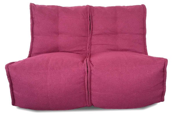 Бескаркасный диван Ambient Lounge Twin Couch™ - Sakura Pink (розовый) - лучшие Бескаркасная мебель в INMYROOM