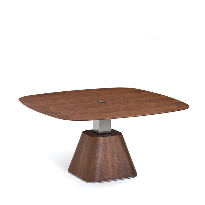 Стол трансформер Up down из орехового дерева Alteza коричневого цвета - купить Журнальные столики по цене 113652.0