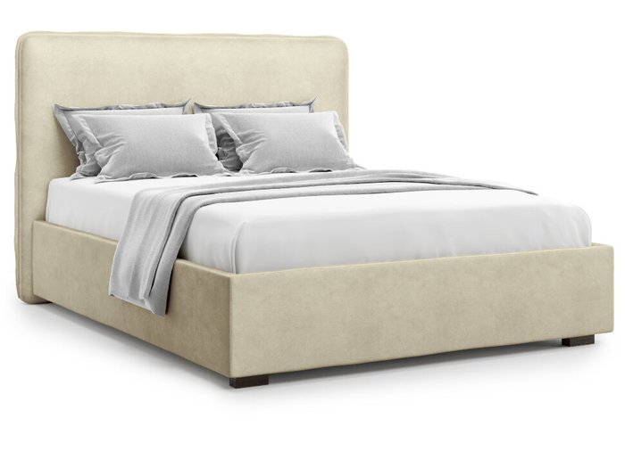 Кровать Brachano 140х200 бежевого цвета с подъемным механизмом  - купить Кровати для спальни по цене 37000.0