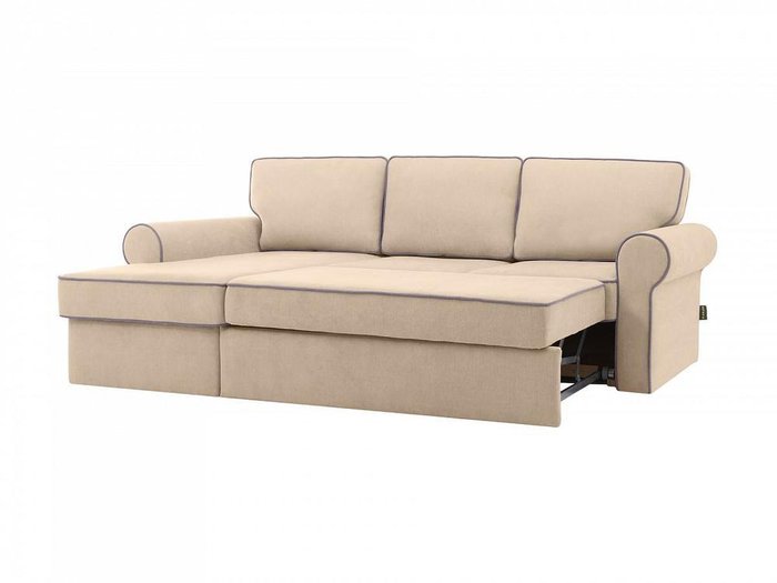 Угловой диван-кровать Murom бежевого цвета - лучшие Угловые диваны в INMYROOM