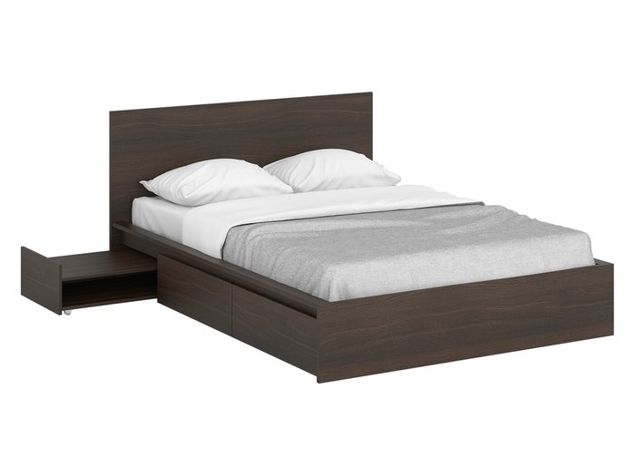 Кровать "Unit" с 4 выдвижными ящиками 140х200 см - купить Кровати для спальни по цене 21040.0