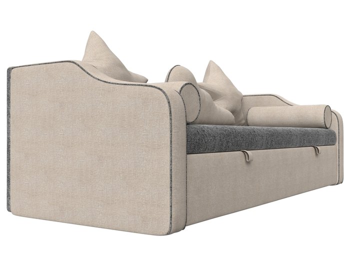 Детский диван-кровать Рико серо-бежевого цвета - лучшие Прямые диваны в INMYROOM
