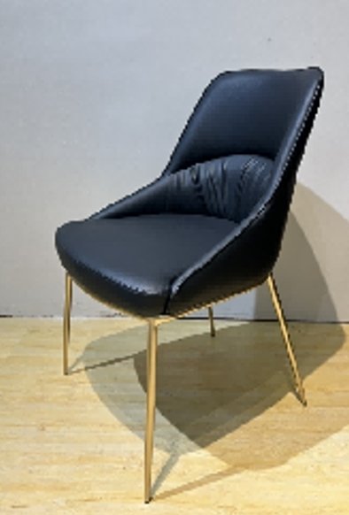 Стул Abriola черного цвета - лучшие Обеденные стулья в INMYROOM