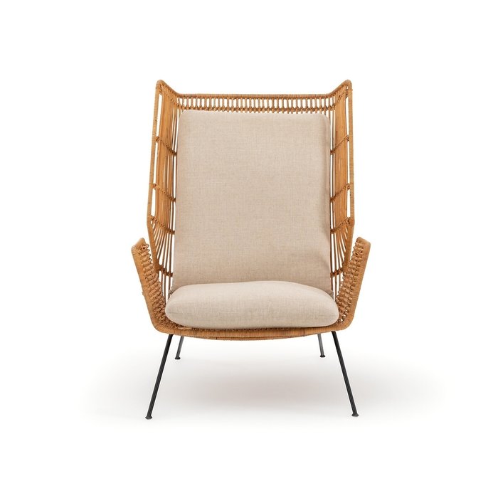 Кресло Malu бежевого цвета - купить Интерьерные кресла по цене 60453.0