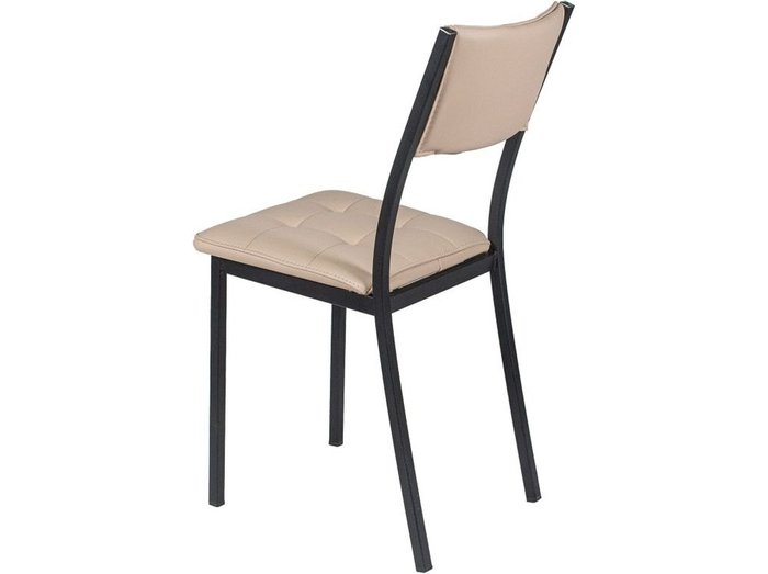 Стул Дункан черно-бежевого цвета - лучшие Обеденные стулья в INMYROOM