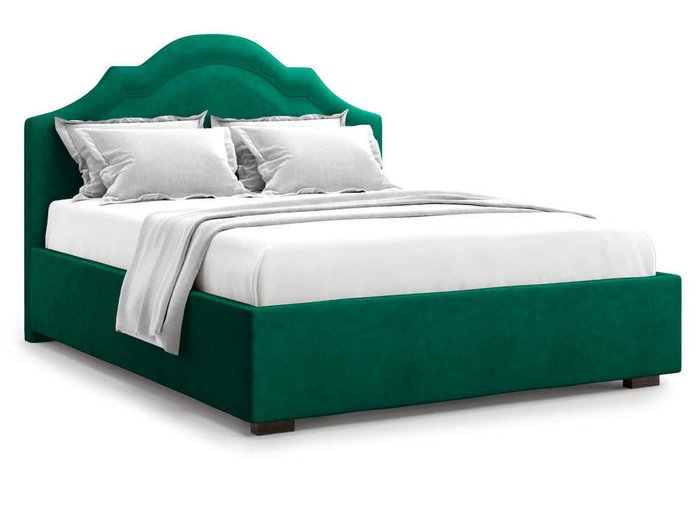 Кровать Madzore без подъемного механизма 160х200 зеленого цвета