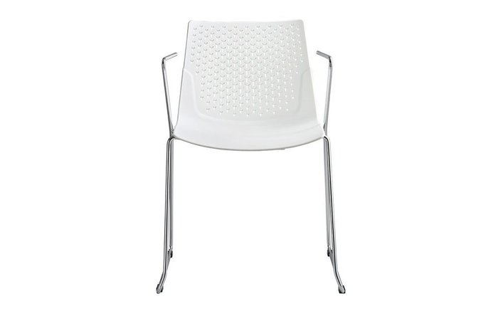 Стул Адэна с белым пластиковым сидением - купить Обеденные стулья по цене 13200.0