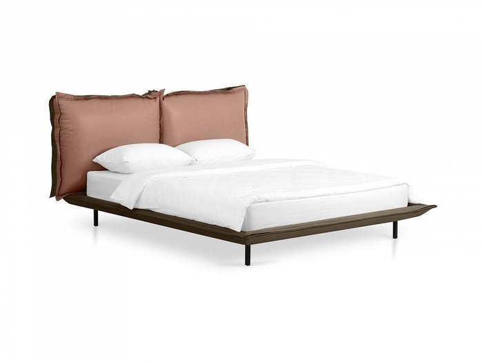Кровать Barcelona 160х200 коричневого цвета - купить Кровати для спальни по цене 109800.0