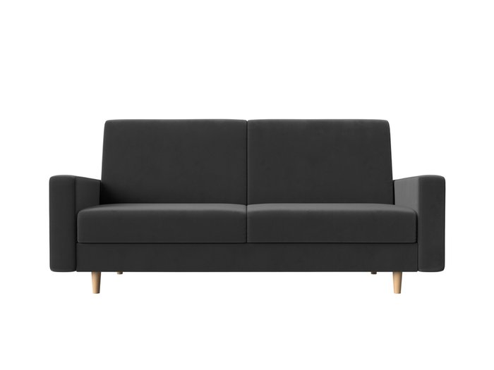 Прямой диван-кровать Бонн серого цвета - купить Прямые диваны по цене 28999.0