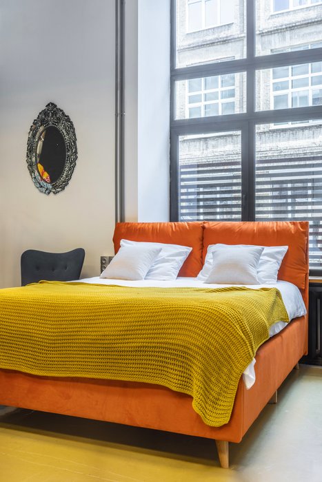 Кровать Trazimeno 160х200 зеленого цвета - лучшие Кровати для спальни в INMYROOM Кровать Trazimeno 160х200 зеленого цвета - лучшие Кровати для спальни в INMYROOM