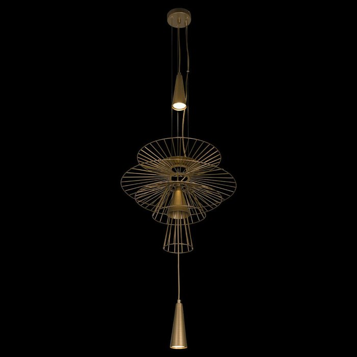Подвесной светильник Star золотого цвета - лучшие Подвесные светильники в INMYROOM