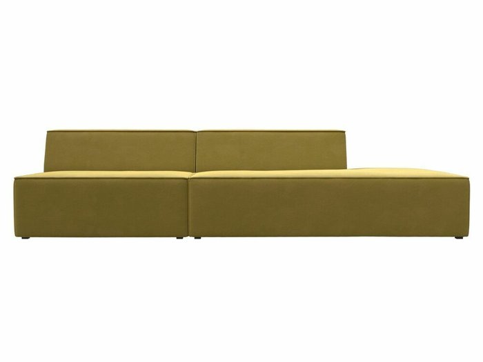 Прямой модульный диван Монс Модерн желтого цвета правый - купить Прямые диваны по цене 49999.0