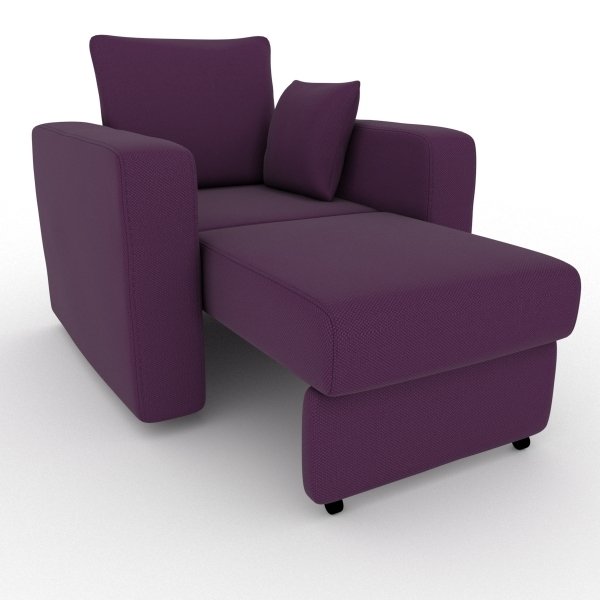Кресло-кровать Liverpool фиолетового цвета - купить Интерьерные кресла по цене 9700.0