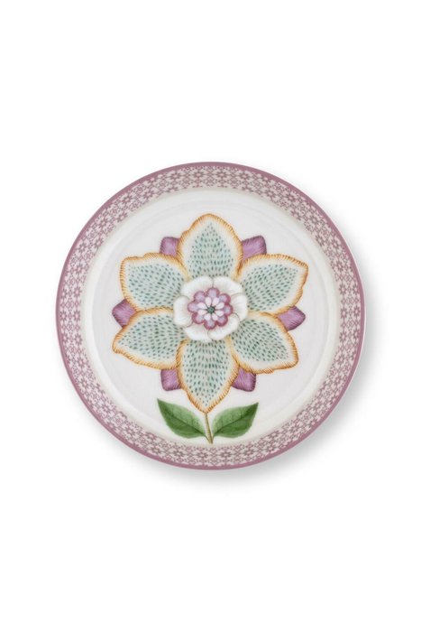 Набор из двух блюдец для чайных пакетиков Lily&Lotus Off White розового цвета - купить Тарелки по цене 1745.0 Набор из двух блюдец для чайных пакетиков Lily&Lotus Off White розового цвета - купить Тарелки по цене 1745.0