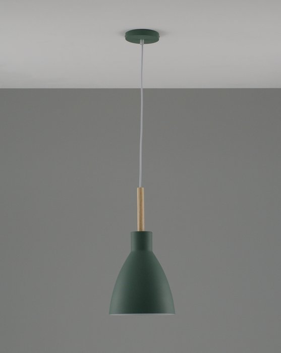 Подвесной светильник Toni темно-зеленого цвета - лучшие Подвесные светильники в INMYROOM