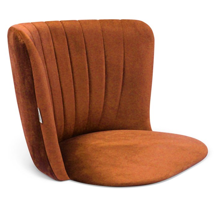 Стул Intercrus оранжево- коричневого цвета - лучшие Обеденные стулья в INMYROOM