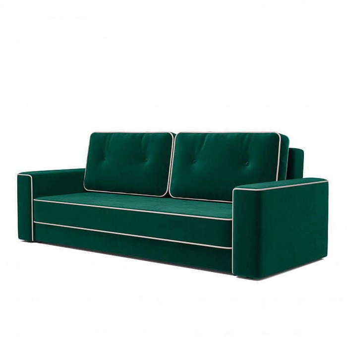 Диван-кровать Стаут зеленого цвета - лучшие Прямые диваны в INMYROOM