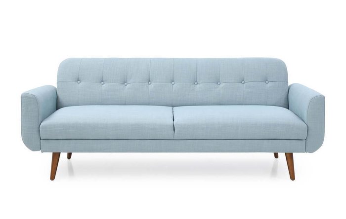 Диван-кровать Selina серо-голубого цвета - лучшие Прямые диваны в INMYROOM