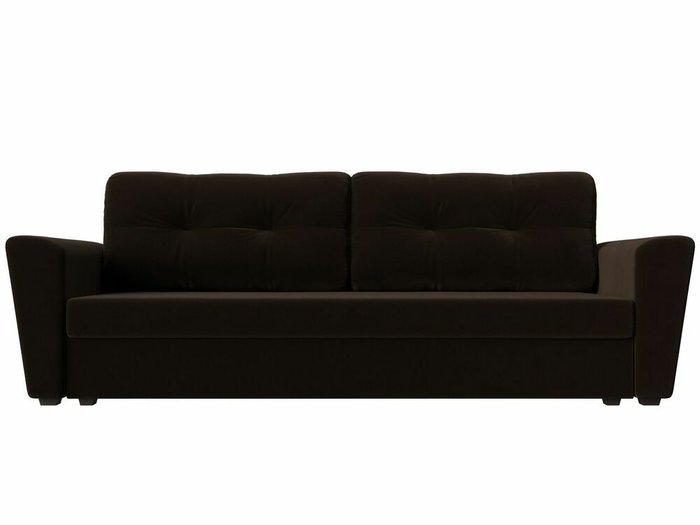 Диван-кровать Амстердам Лайт коричневого цвета - купить Прямые диваны по цене 23999.0