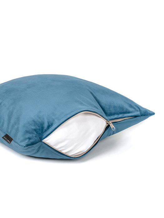 Декоративная подушка monaco blue 45х45 синего цвета - купить Декоративные подушки по цене 1194.0