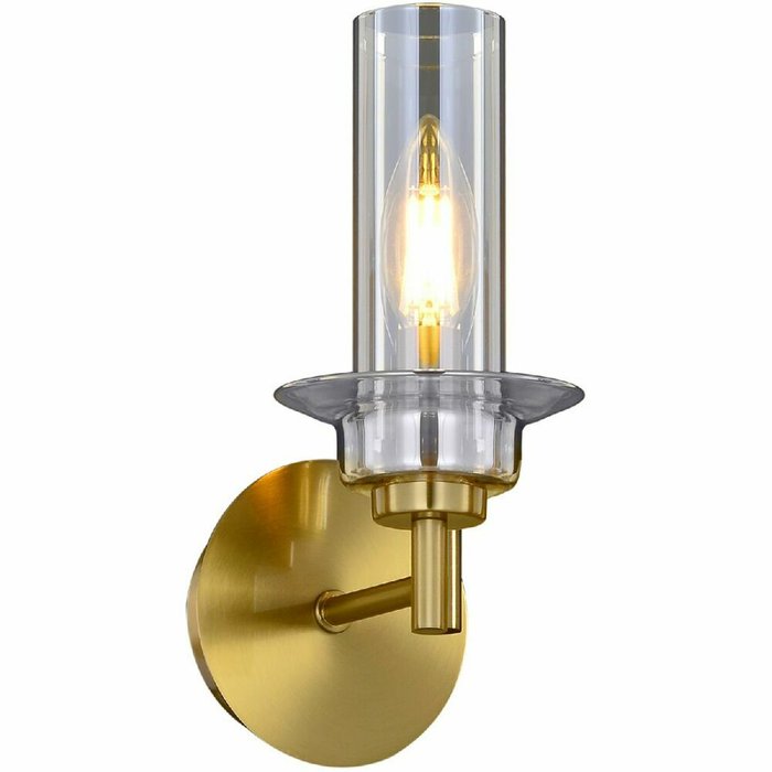 Бра IL5216-1WLS-24 HIGHBALL (стекло, цвет коричневый) - лучшие Бра и настенные светильники в INMYROOM Бра IL5216-1WLS-24 HIGHBALL (стекло, цвет коричневый) - лучшие Бра и настенные светильники в INMYROOM