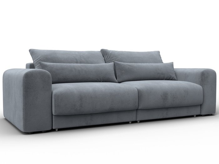 Диван-кровать Лига-056 серого цвета Диван-кровать Лига-056 серого цвета