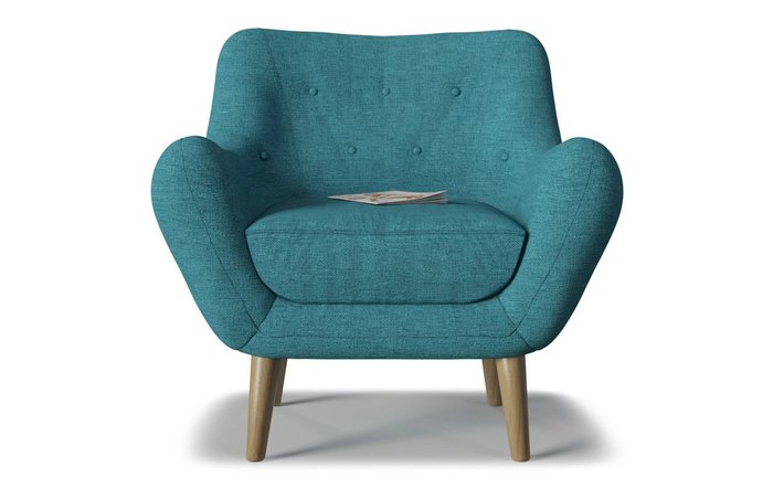 Кресло Элефант dream голубого цвета - купить Интерьерные кресла по цене 18448.0