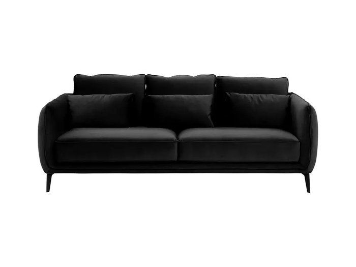 Диван Amsterdam черного цвета - купить Прямые диваны по цене 79920.0