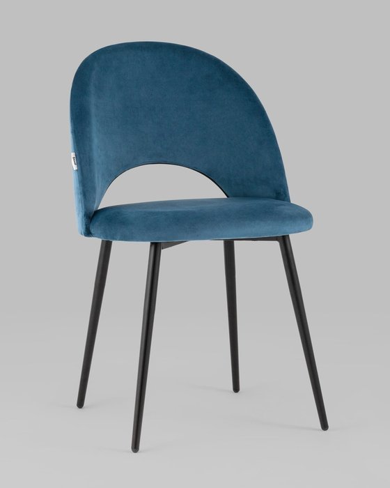 Стул Меган пыльно-синего цвета - купить Обеденные стулья по цене 6990.0