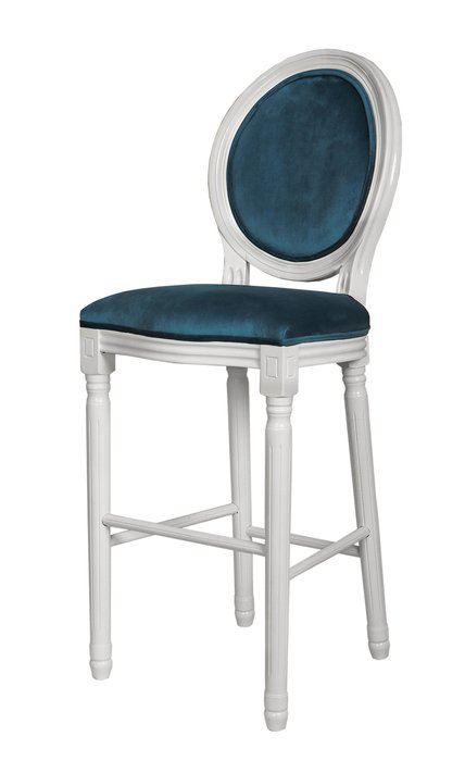 Барный стул Filon с синей обивкой - купить Барные стулья по цене 33600.0