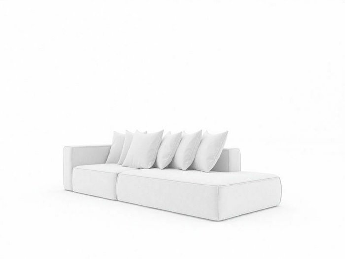 Диван-кровать Норман 280 светло-серого цвета - купить Прямые диваны по цене 121100.0