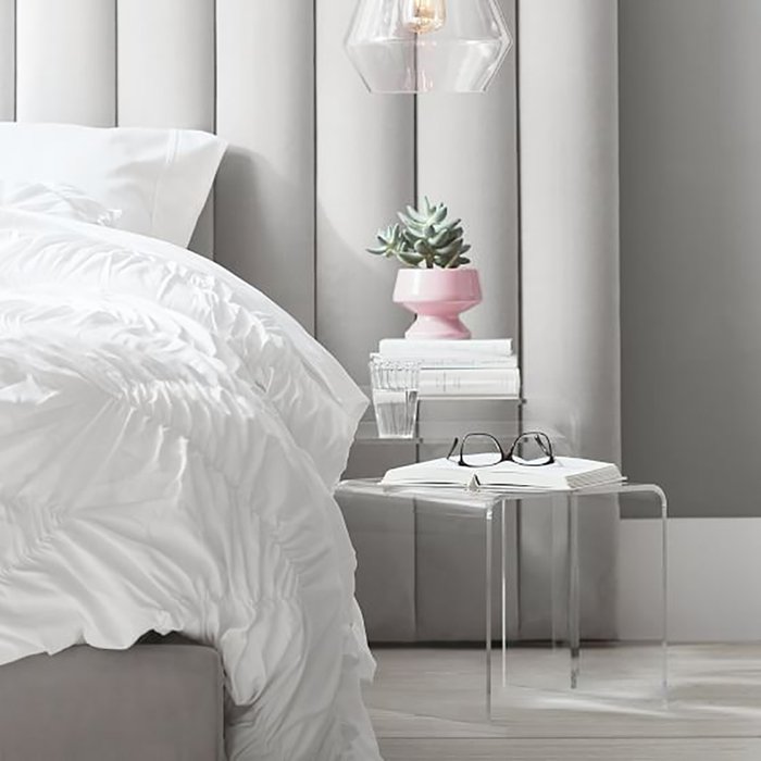 Кровать Avalon Extended Light Pool голубого цвета 160x200 - лучшие Кровати для спальни в INMYROOM Кровать Avalon Extended Light Pool голубого цвета 160x200 - лучшие Кровати для спальни в INMYROOM