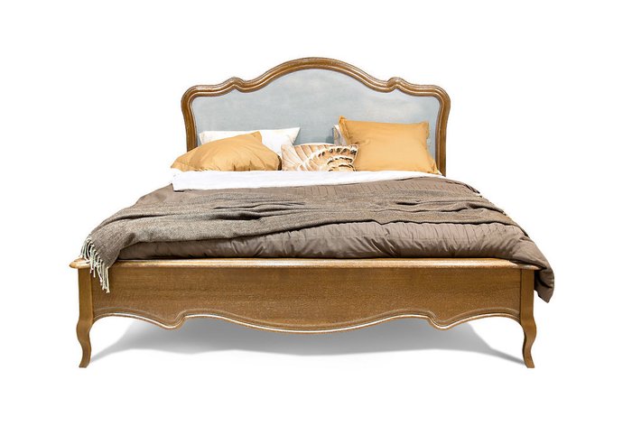 Кровать без основания Трио 180х200 коричневого цвета