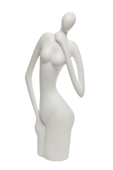 Статуэтка из керамики "Женщина" (белая)