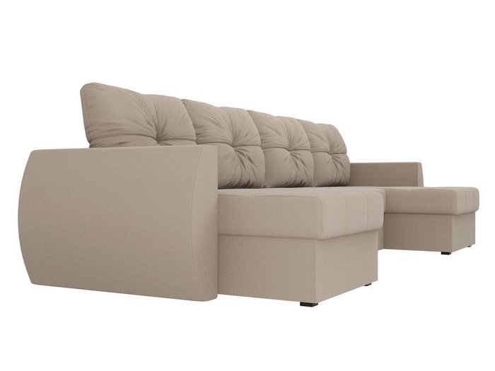 Угловой диван-кровать Сатурн бежевого цвета - лучшие Угловые диваны в INMYROOM