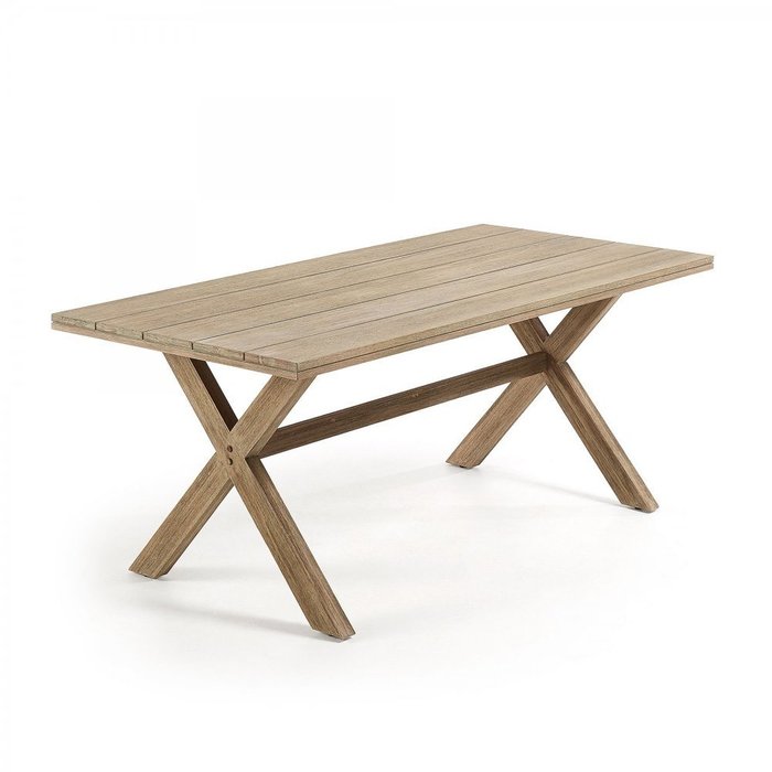 Обеденный стол Brilliant из массива дерева эвкалипт - купить Садовые столы по цене 104990.0
