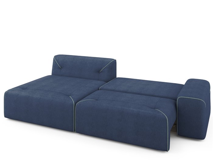 Угловой диван-кровать Portu синего цвета - купить Угловые диваны по цене 81900.0