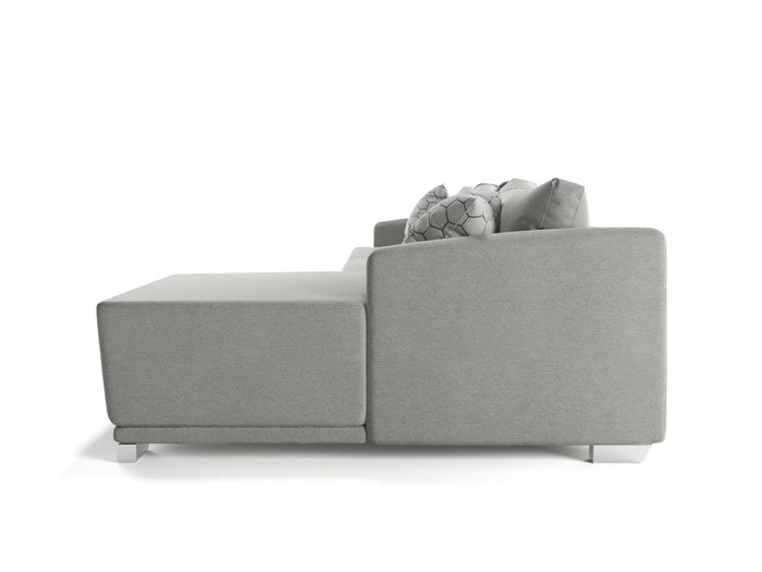 Угловой диван-кровать Берн серого цвета - лучшие Угловые диваны в INMYROOM