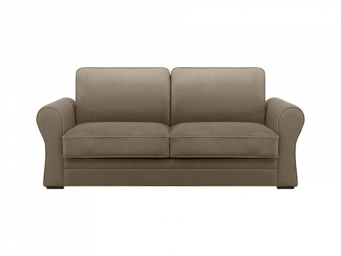 Двухместный диван-кровать Belgian серо-коричневого цвета