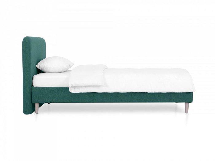 Кровать Prince Philip L 120х200 сине-зеленого цвета  - купить Кровати для спальни по цене 52020.0