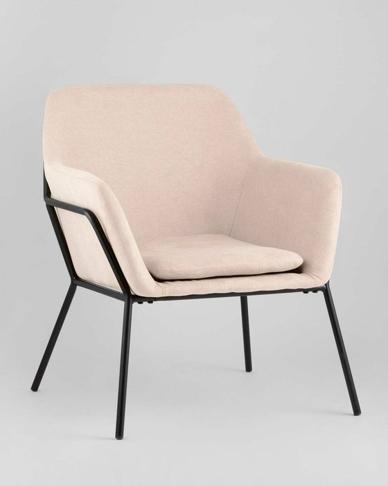 Кресло Шелфорд светло-розового цвета - купить Интерьерные кресла по цене 12922.0