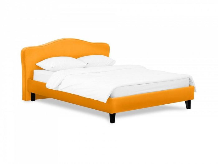 Кровать Queen II Elizabeth L 160х200 желтого цвета - купить Кровати для спальни по цене 41580.0