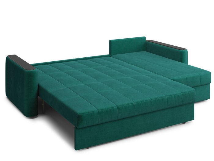 Угловой диван-кровать Ницца зеленого цвета - лучшие Угловые диваны в INMYROOM