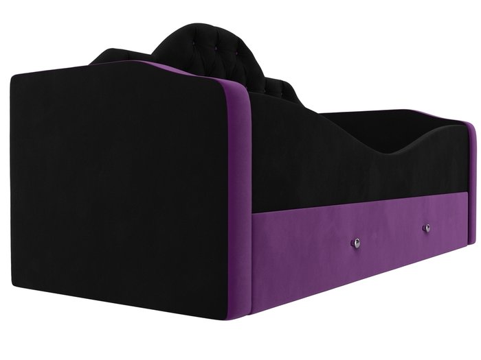 Детская кровать Скаут 72х160 черно-фиолетового цвета  - лучшие Одноярусные кроватки в INMYROOM