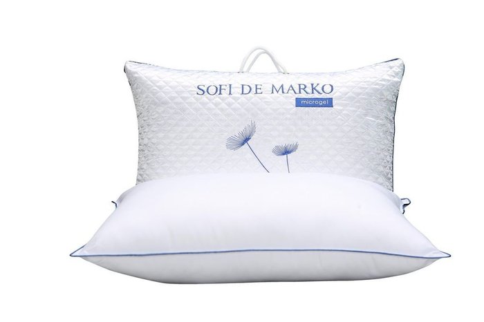 Подушка Microgel 50х70 белого цвета - купить Подушки для сна по цене 5845.0