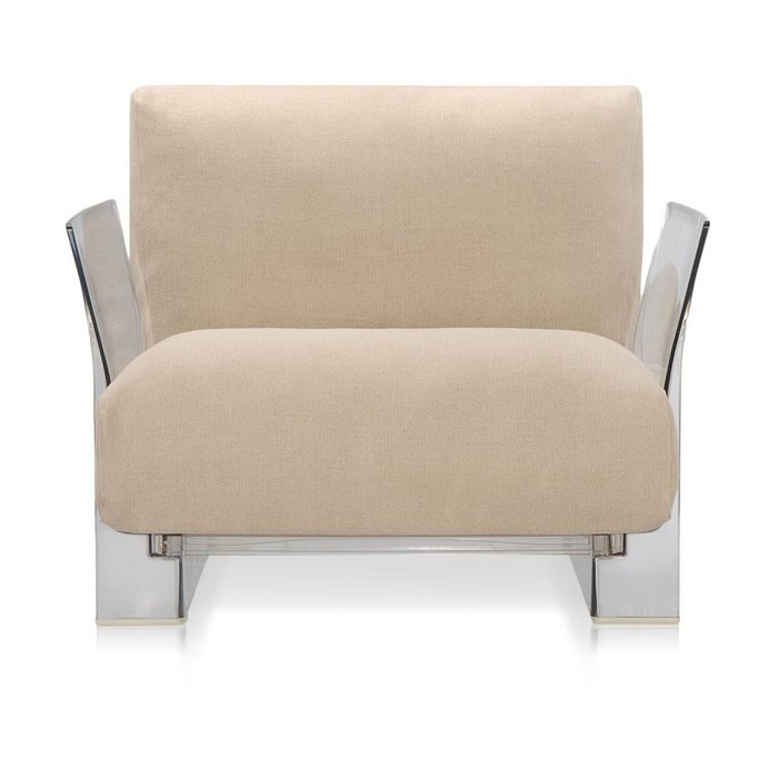 Кресло Pop бежевого цвета - купить Интерьерные кресла по цене 148694.0