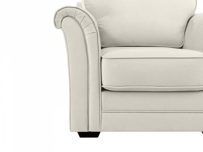 Кресло Sydney белого цвета - лучшие Интерьерные кресла в INMYROOM