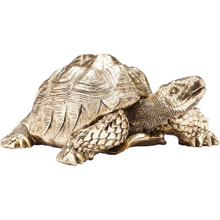 Статуэтка Turtle золотого цвета